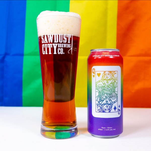 Sawdust City Brewing Brings Back Q Amber Lager for Muskoka Pride