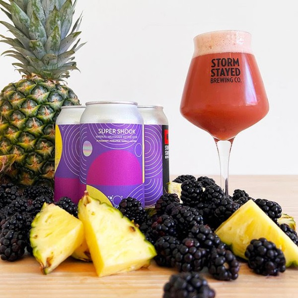 Storm Stayed Brewing Releases Super Shook Imperial Milkshake Kettle Sour with Blackberry, Pineapple & Vanilla