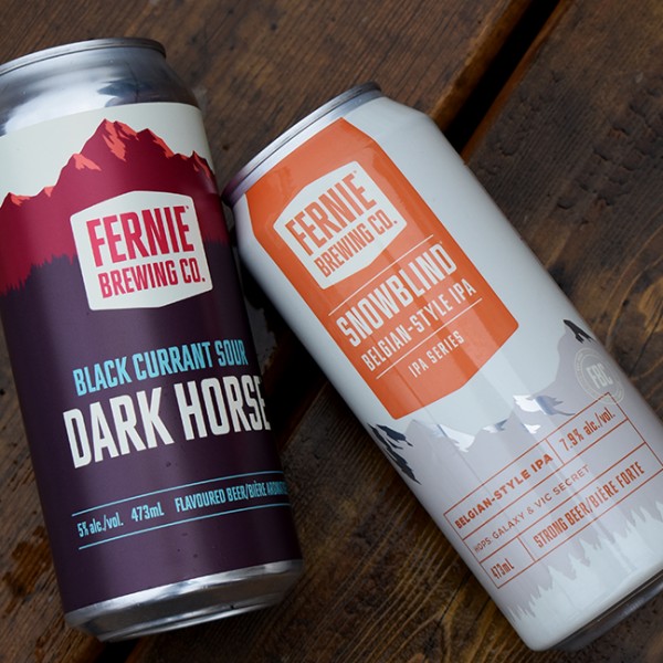 Fernie Brewing Brings Back Dark Horse Black Currant Sour and Snowblind Belgian-Style IPA