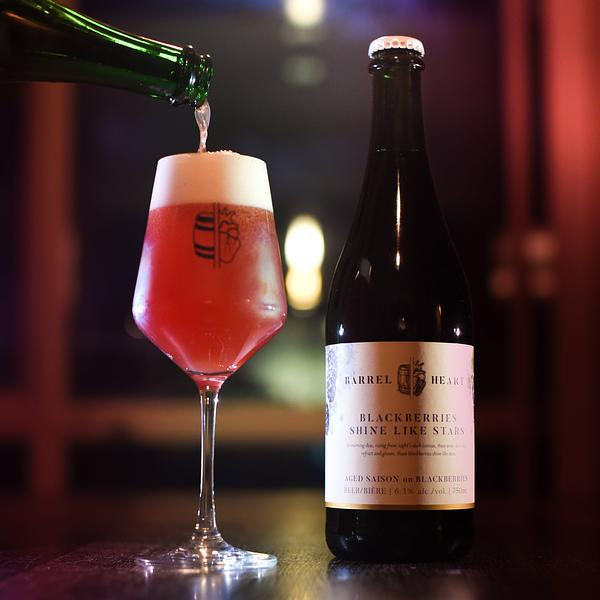 Barrel Heart Brewing Releases Blackberries Shine Like Stars Aged Saison