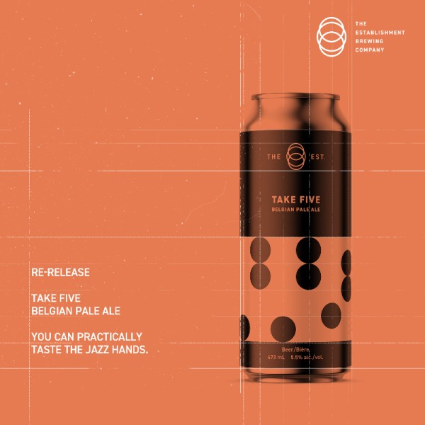 The Establishment Brewing Company Brings Back Take Five Belgian Pale Ale