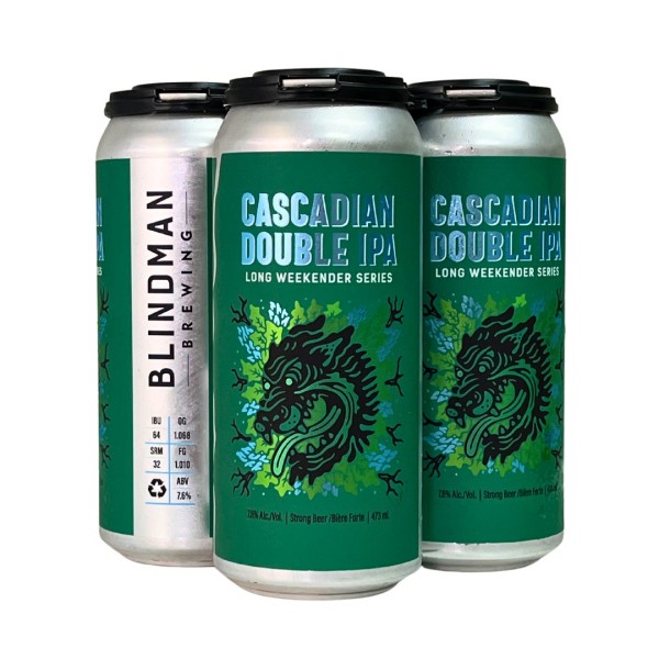 Blindman Brewing Releases Cascadian Double IPA