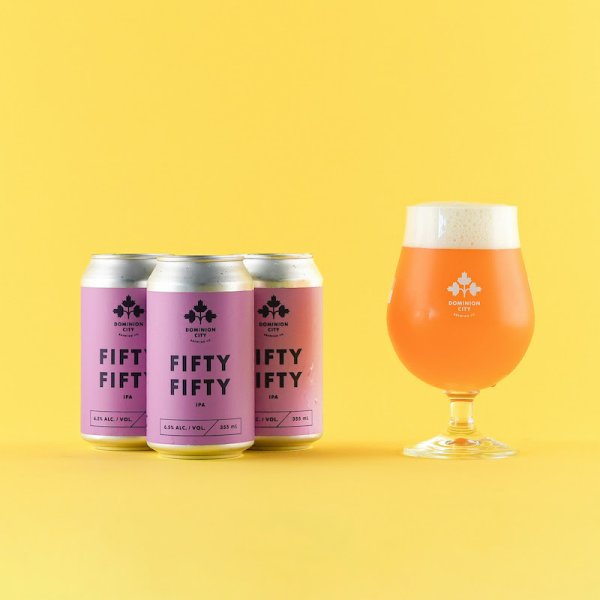 Dominion City Brewing Releases Fifty Fifty IPA
