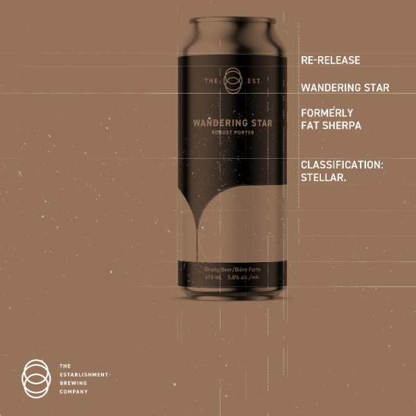 The Establishment Brewing Company Releases Wandering Star Robust Porter