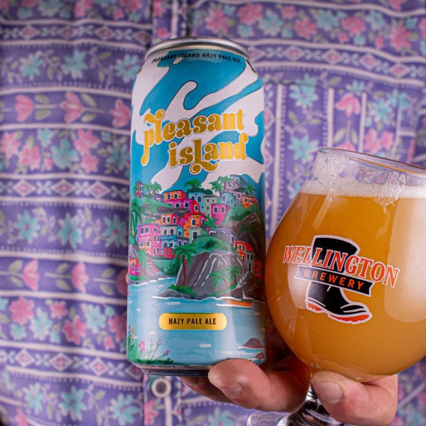 Wellington Brewery Releases Pleasant Island Hazy Pale Ale